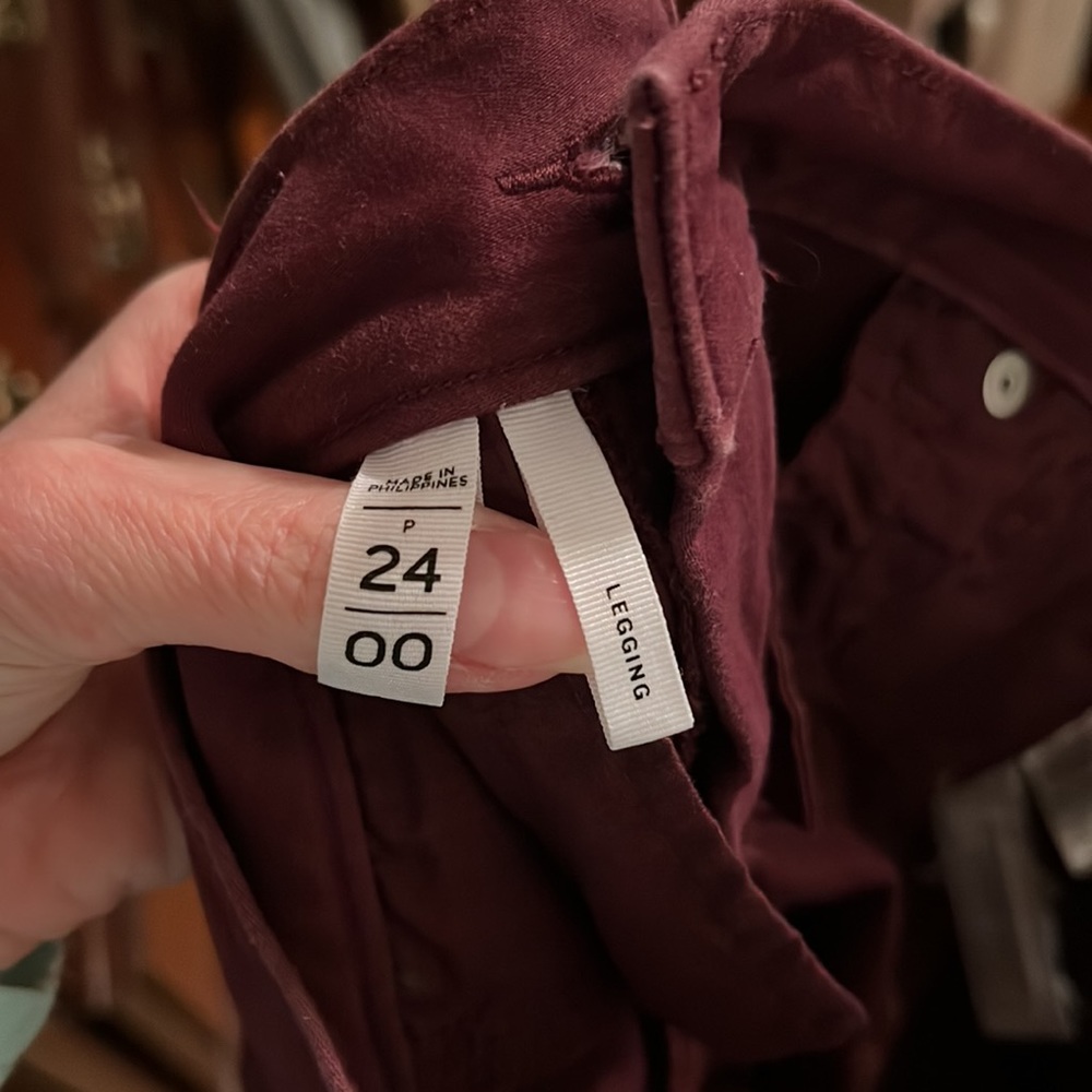 LOFT sateen skinny pants - Picture 8 of 10